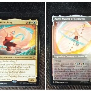 Transforming Mtg Avatar Aang - Aang, Master of Elements - Non Foil TLA NM 0207